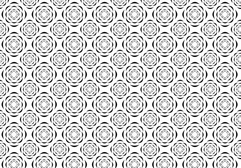 Black and White Spiral Pattern — Calm