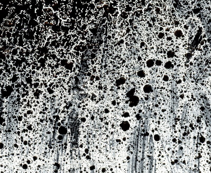 Black and White Splatter Pattern — Chaotic