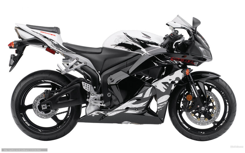 black and white sport motorcycle