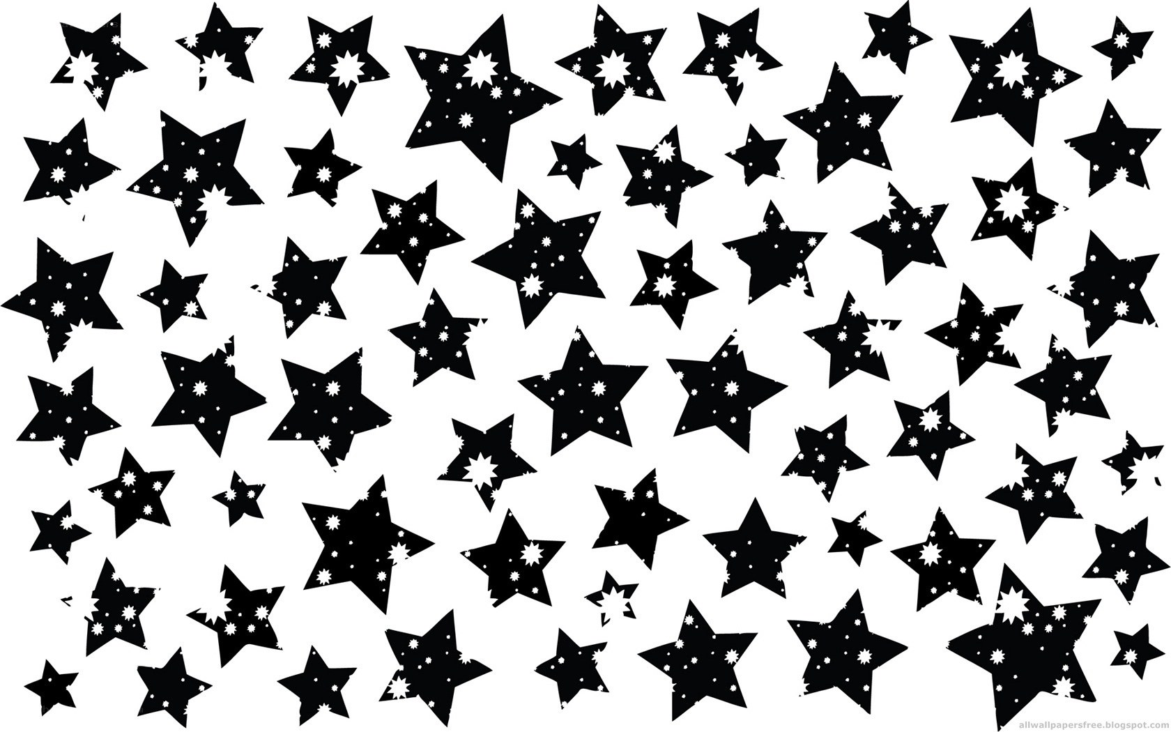 black and white star pattern