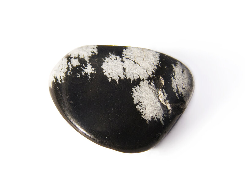 black and white stone