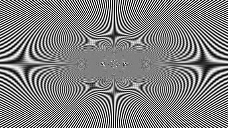 Black and White Striped Pattern — Hypnotic