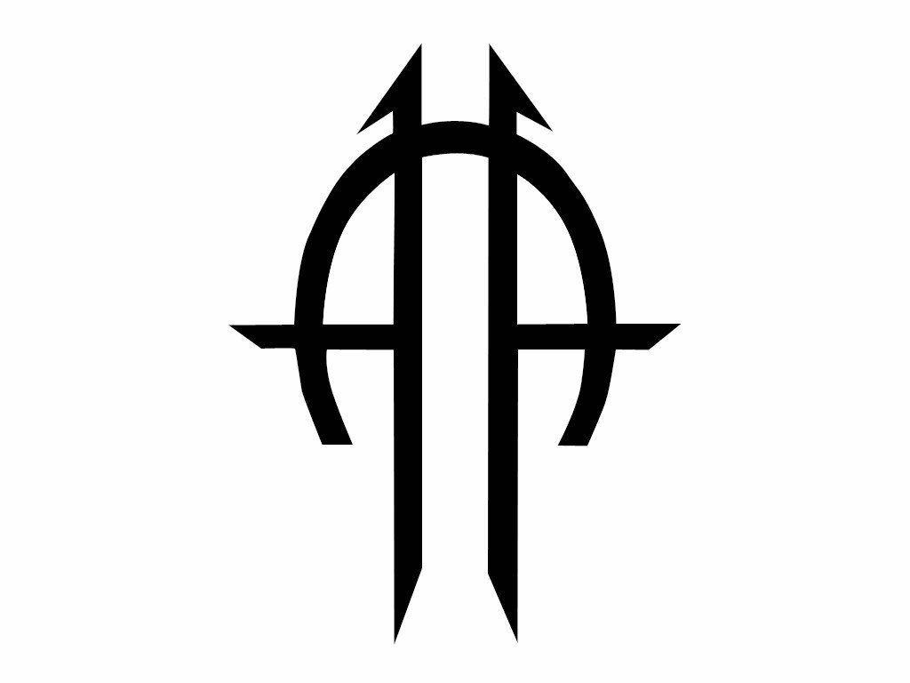 black and white symbol logo