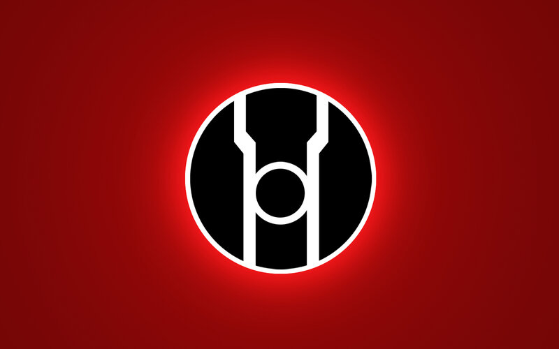 Black and White Symbol — Red