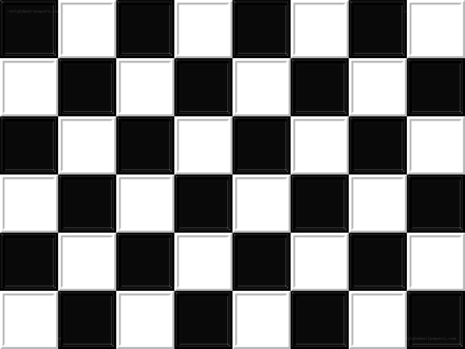 black and white tile pattern
