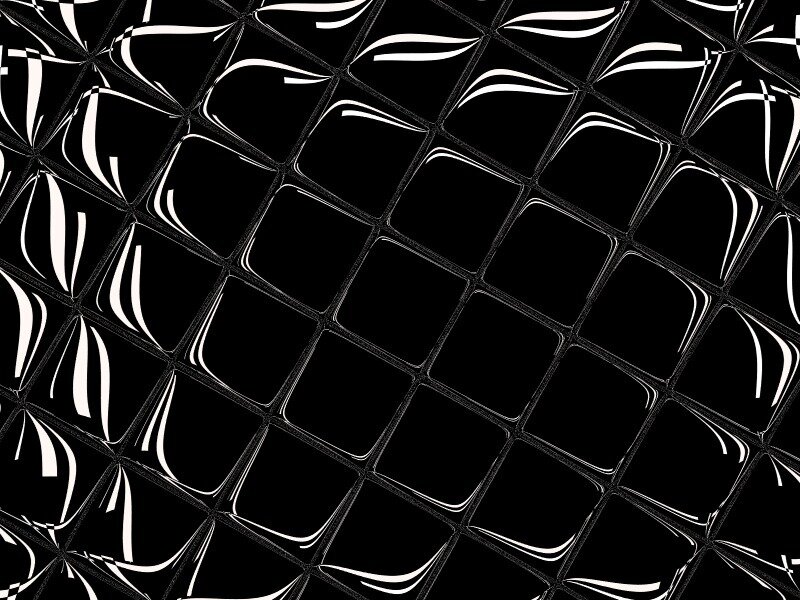 Black and White Tile Pattern — Geometric
