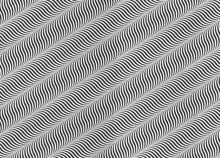 black and white wave pattern