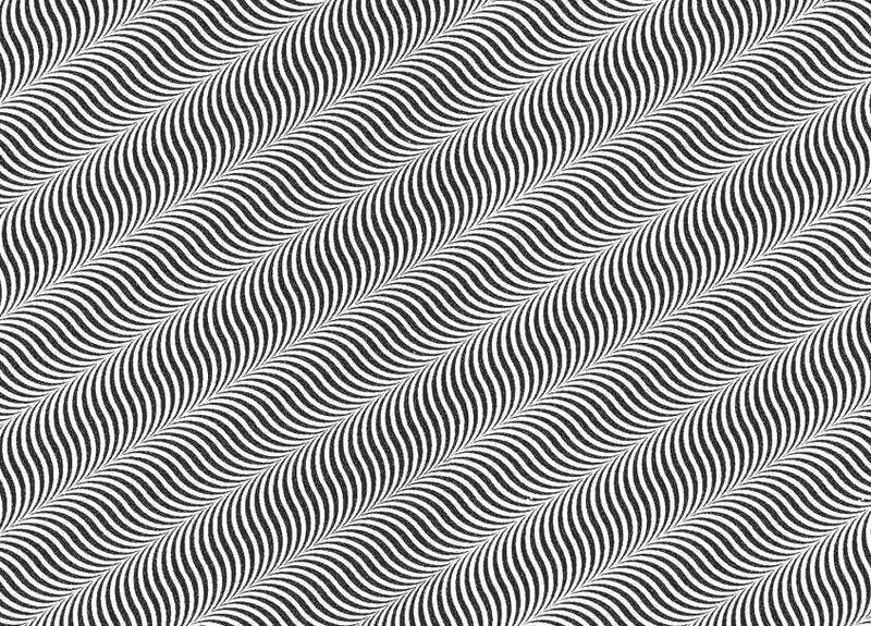 Black and White Wavy Lines — Hypnotic