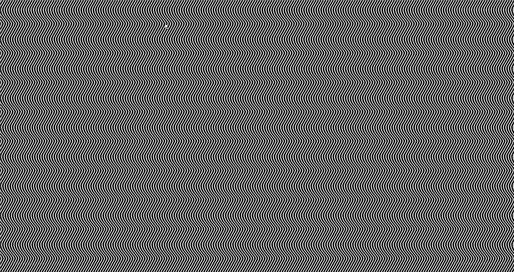 black and white wavy lines