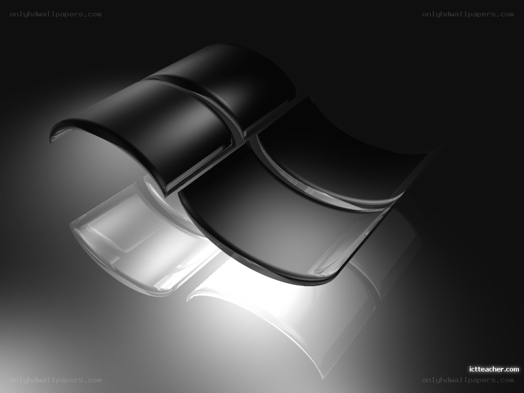 black and white window logo