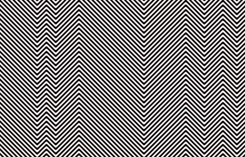 Black and White Zigzag Pattern — Hypnotic