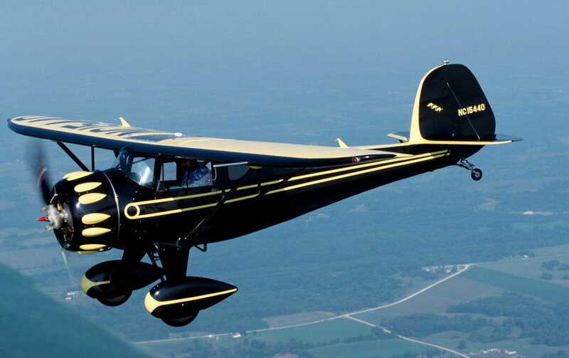 Black and Yellow Airplane