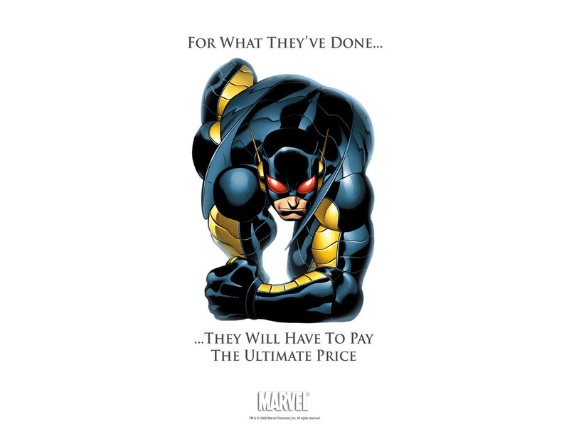 Black and Yellow Armored Hero