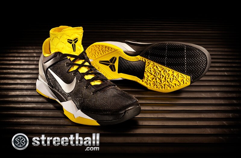 Black and Yellow Basketball Shoes