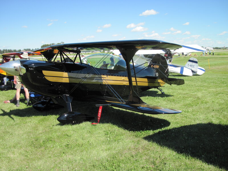 Black and Yellow Biplane — Green