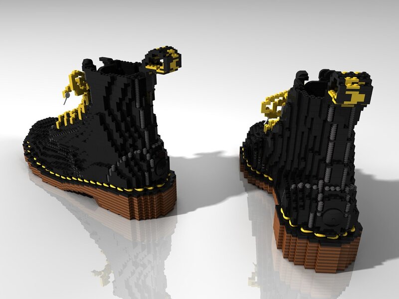 Black and Yellow Boots — Neutral