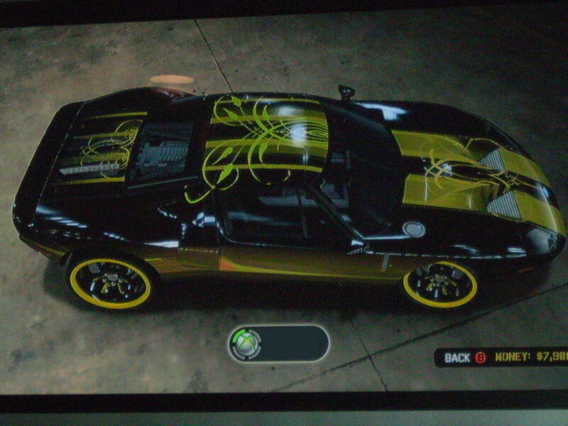 Black and Yellow Car — Dark