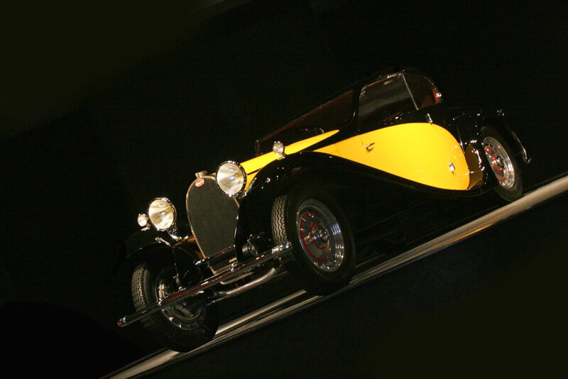 Black and Yellow Car — Dramatic, Night