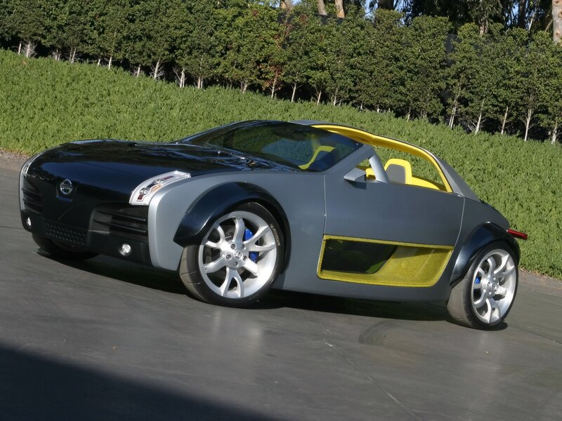 Black and Yellow Concept Car