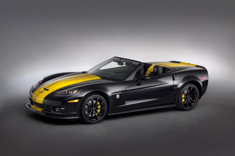 Black and Yellow Corvette — Dramatic