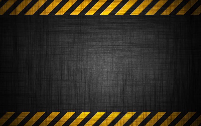 black and yellow hazard background