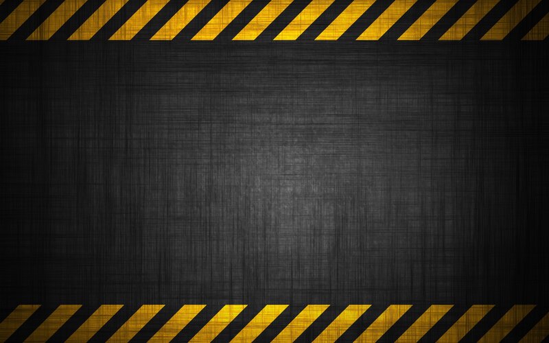 black and yellow hazard stripes