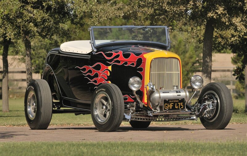 Black and Yellow Hot Rod — Serene, Afternoon