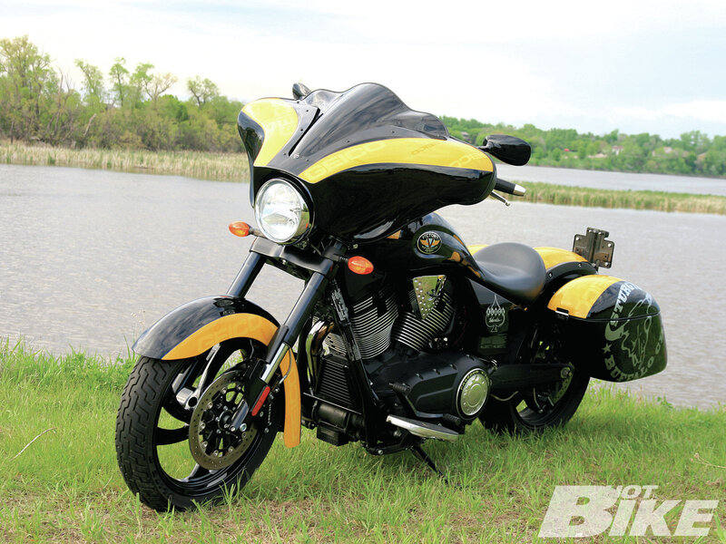 Black and Yellow Motorcycle — Serene