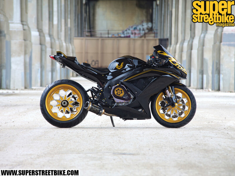 Black and Yellow Motorcycle — Static