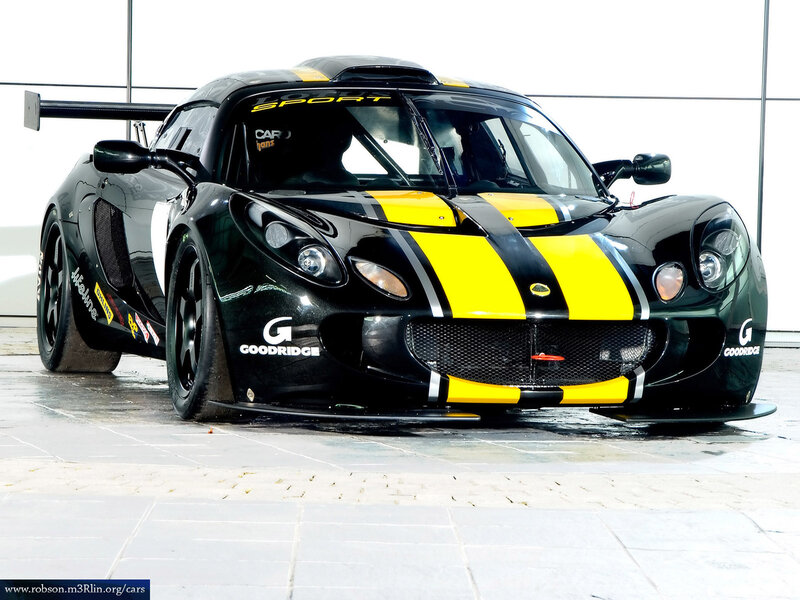 Black and yellow race car