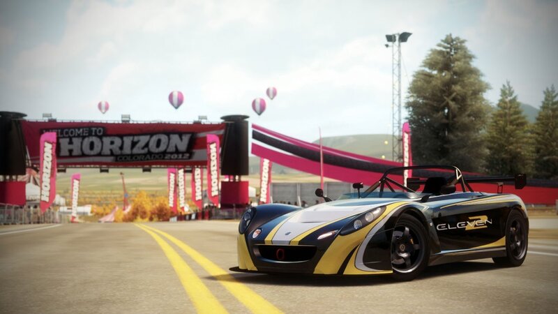 Black and Yellow Race Car — Competitive