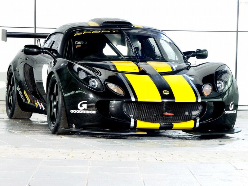Black and Yellow Race Car — Dynamic