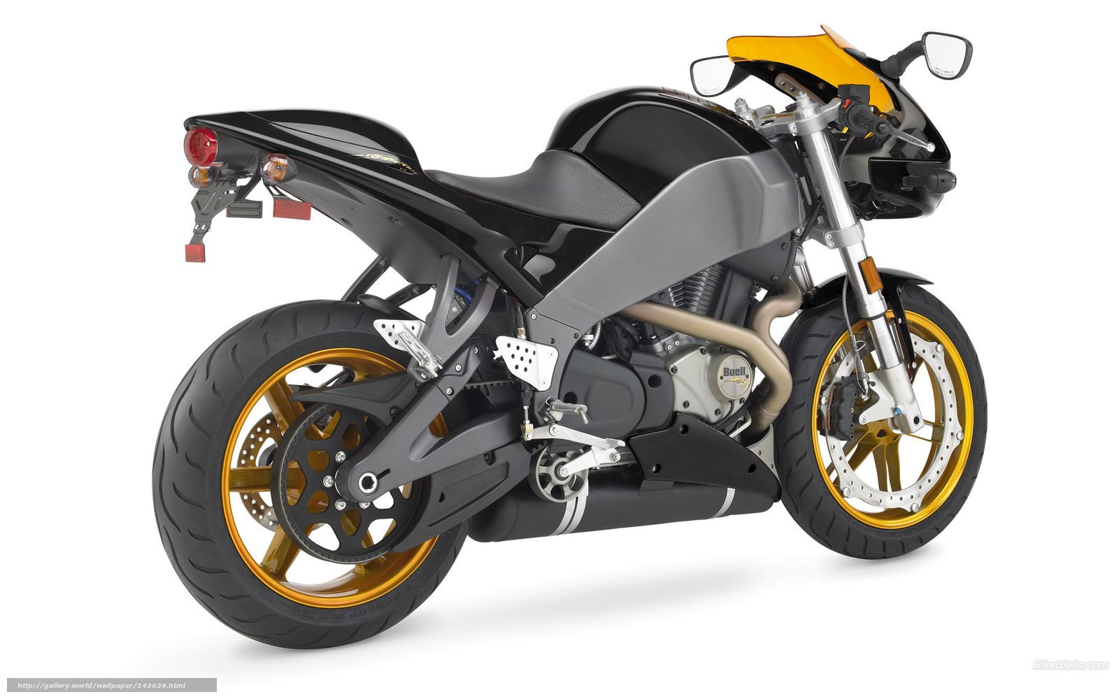 black and yellow sport motorcycle