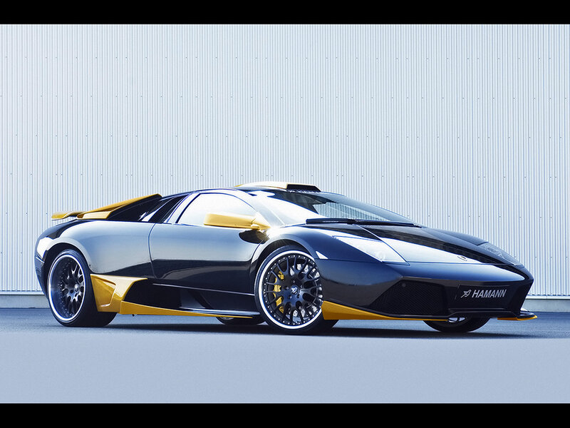 Black and Yellow Sports Car — Dramatic, Photograph, Wall, Wheels, Gray