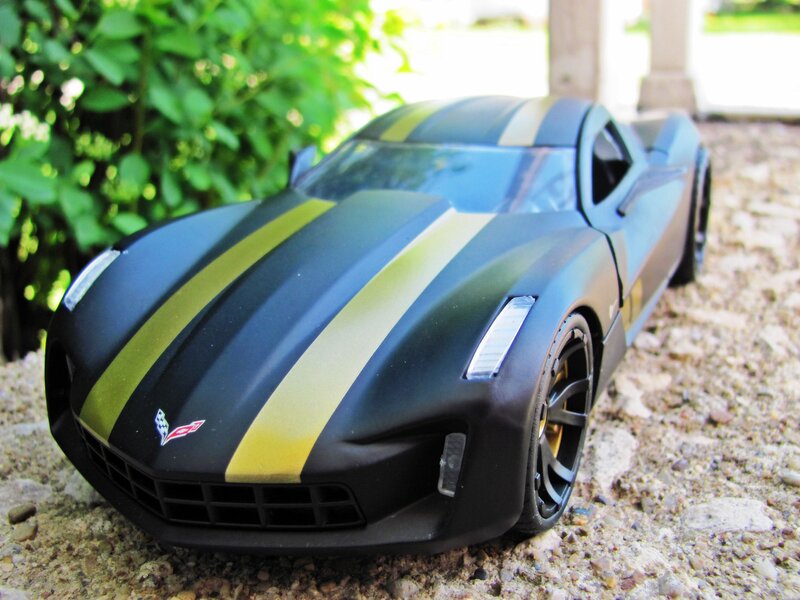 Black and Yellow Toy Car