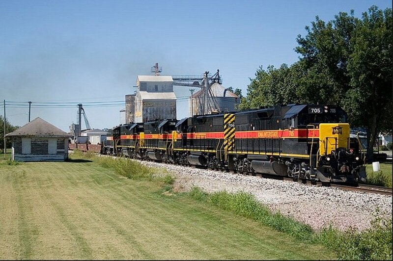 Black and Yellow Train