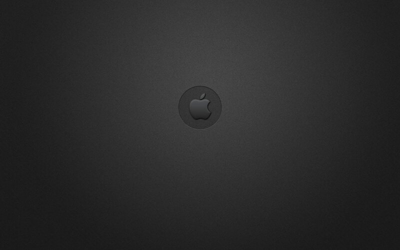 black apple logo background