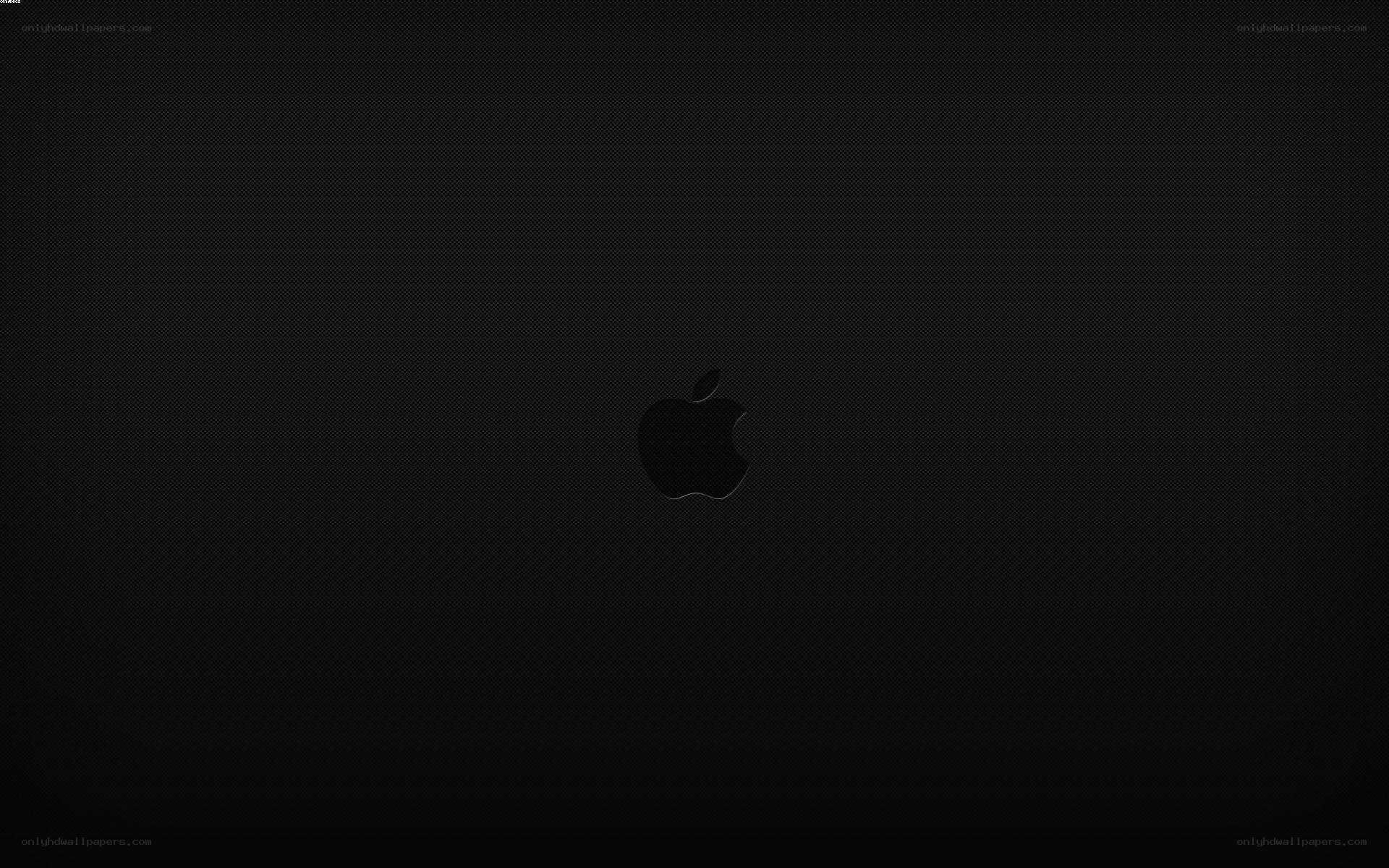 black apple logo background
