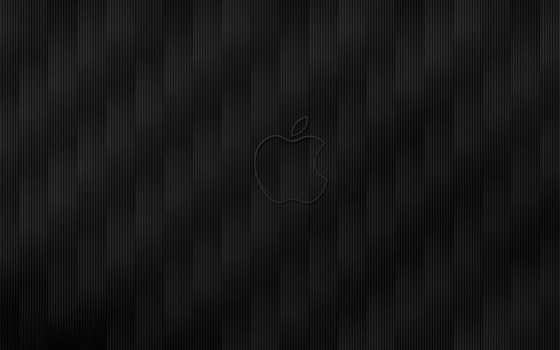 black apple logo background