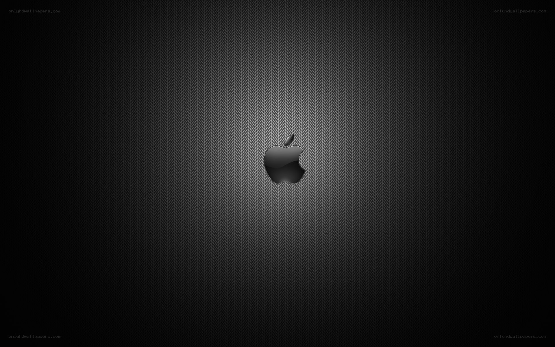black apple logo wallpaper