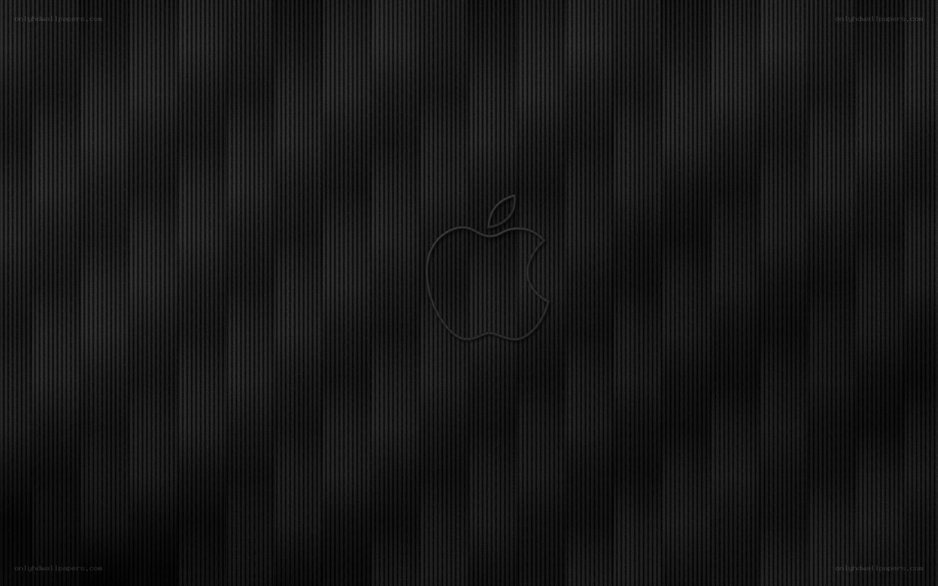 black apple logo wallpaper