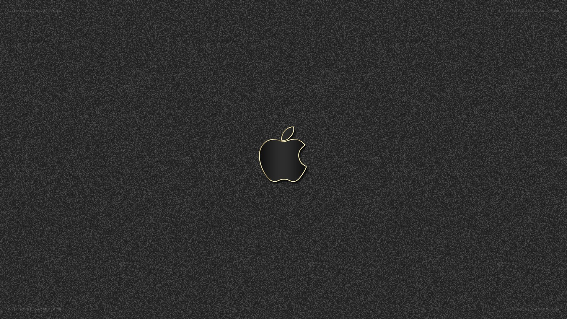 black apple logo wallpaper