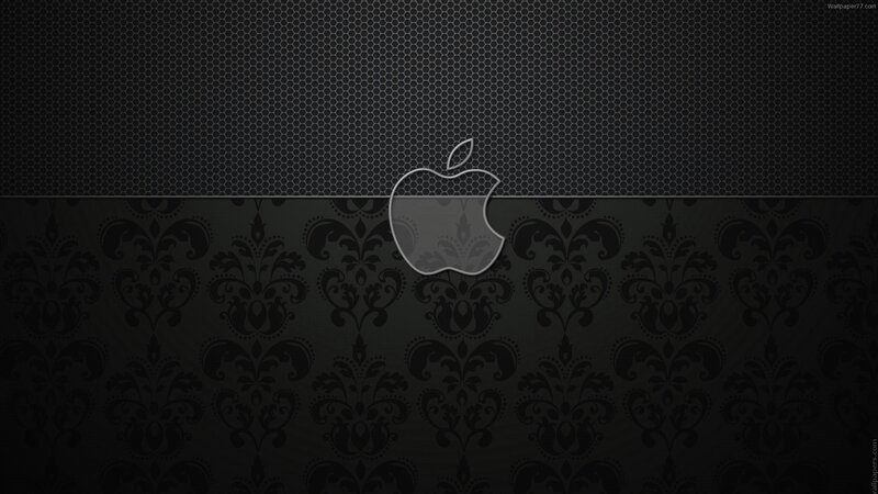 black apple wallpaper