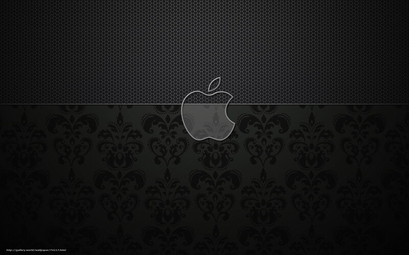 black apple wallpaper