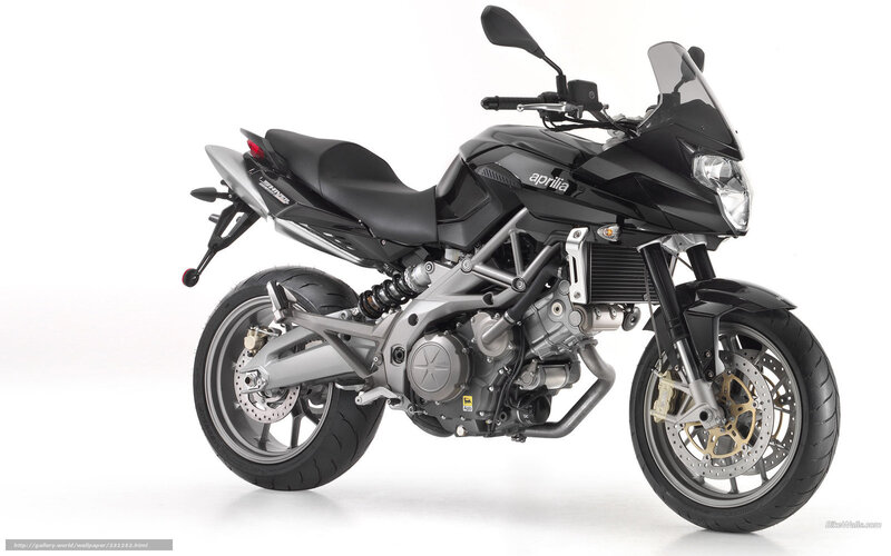 Black Aprilia motorcycle