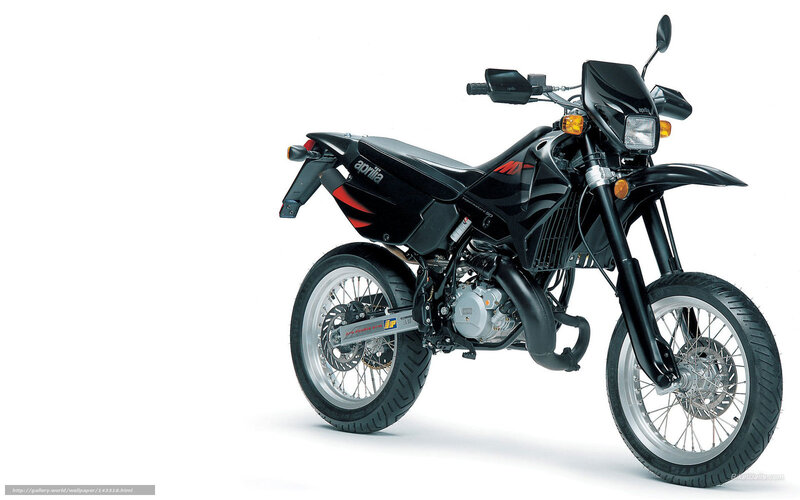 Black Aprilia Motorcycle — Neutral, Photograph