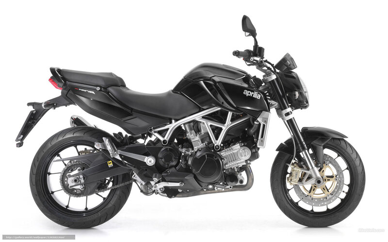 Black Aprilia motorcycle