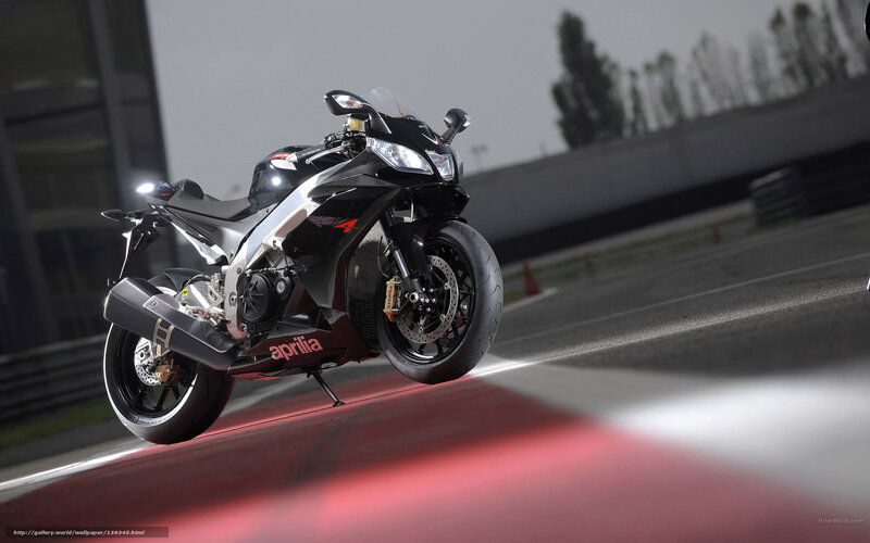 Black Aprilia sport motorcycle