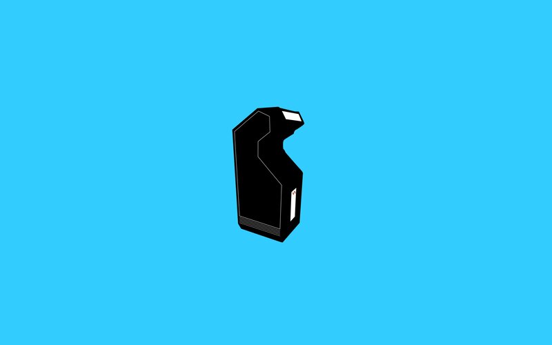 Black Arcade Machine