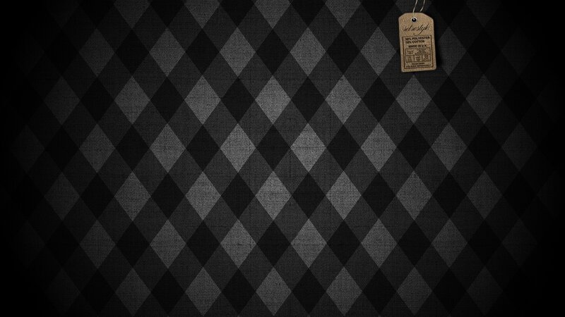 black argyle fabric texture